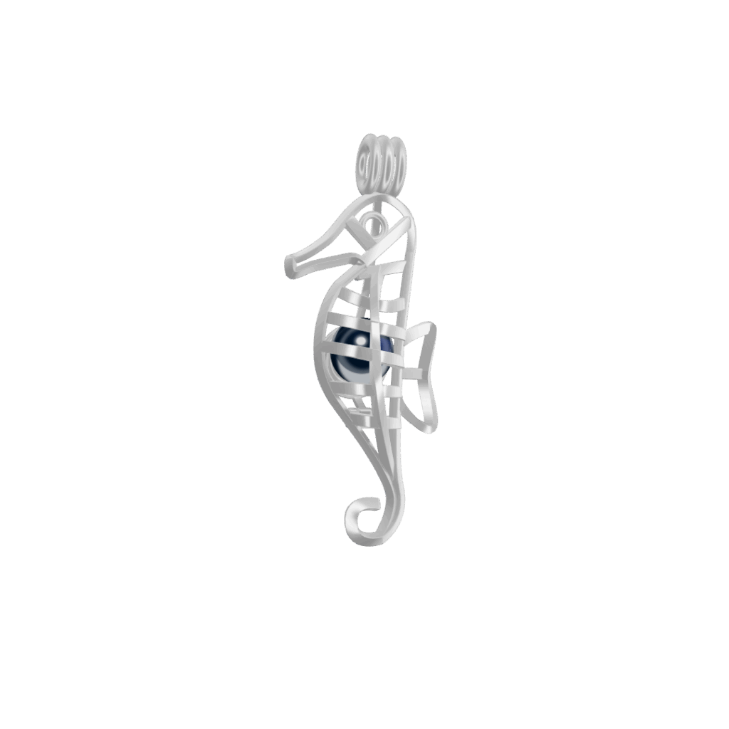 Seahorse Cage Pendant